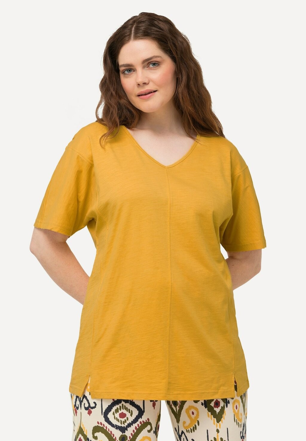 Базовая футболка TEE Ulla Popken, песочный
Базовая футболка TEE Ulla Popken, песочный