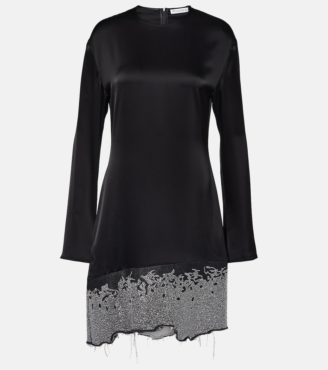 Деконструированное атласное мини-платье Jw Anderson, черный
Деконструированное атласное мини-платье Jw Anderson, черный