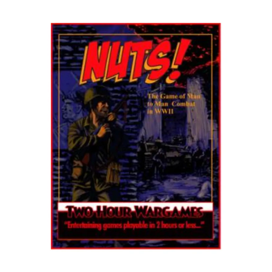 Орехи! - Игра «Мужской бой во время Второй мировой войны» (1-е издание), Nuts! (Two Hour Wargames)
Орехи! - Игра «Мужской бой во время Второй мировой войны» (1-е издание), Nuts! (Two Hour Wargames)