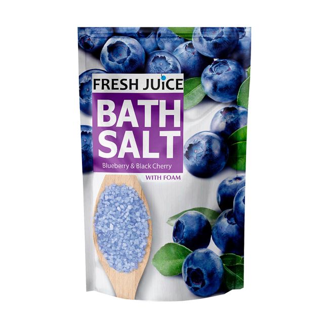 Соль для ванн с черникой и черной вишней Fresh Juice, 500 гр
Соль для ванн с черникой и черной вишней Fresh Juice, 500 гр