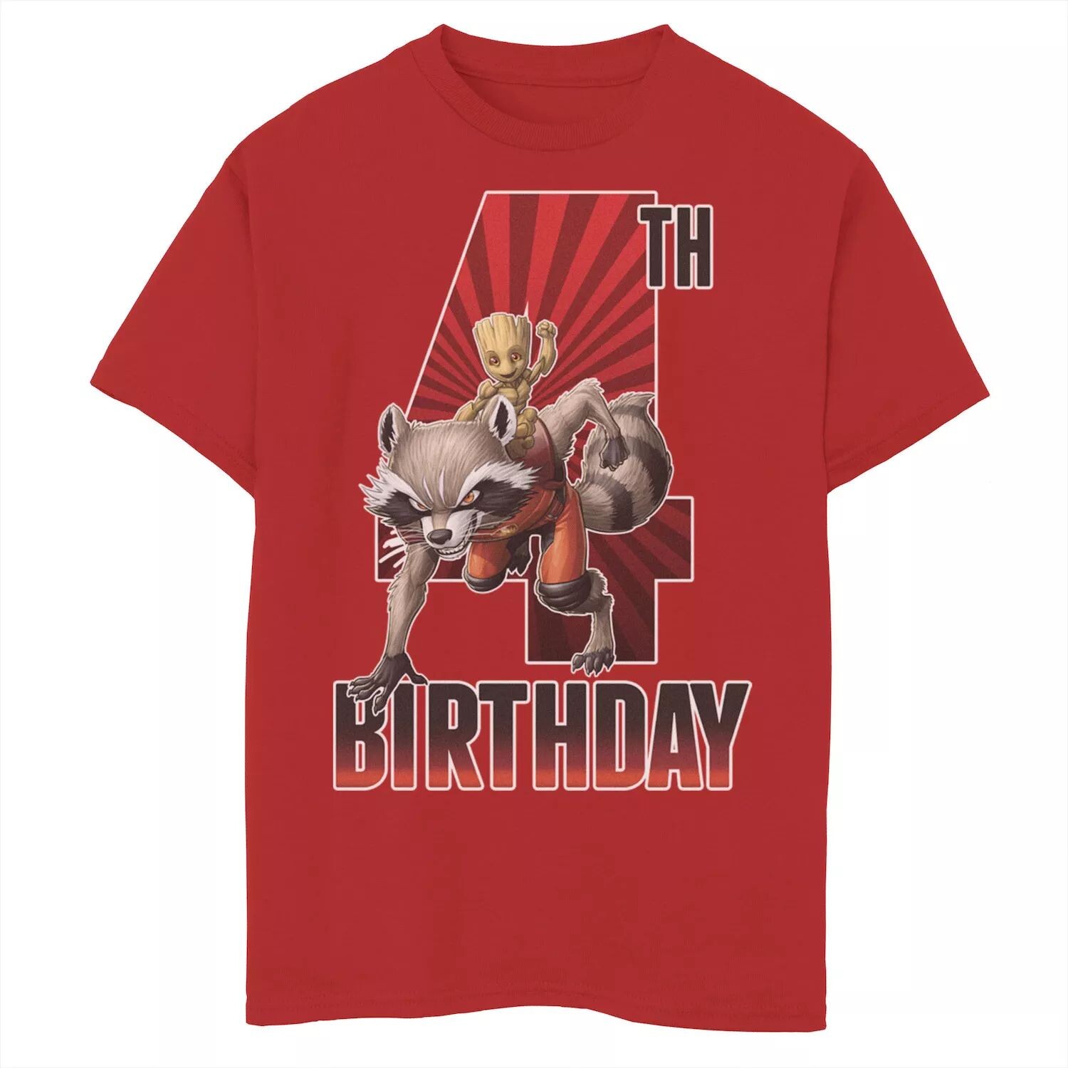 Футболка с рисунком на 4-й день рождения для мальчиков 8–20 лет Marvel Rocket и Baby Groot Marvel
Футболка с рисунком на 4-й день рождения для мальчиков 8–20 лет Marvel Rocket и Baby Groot Marvel