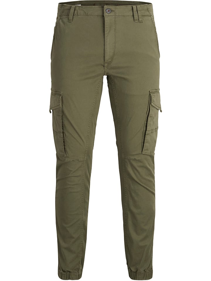 Брюки-Карго Jack & Jones, оливковый
Брюки-Карго Jack & Jones, оливковый