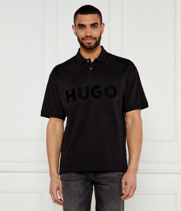 Рубашка поло Oversize fit Hugo, черный
Рубашка поло Oversize fit Hugo, черный