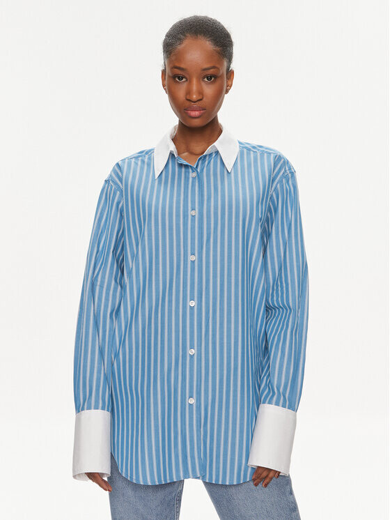 Рубашка свободного кроя Samsøe Samsøe, синий
Рубашка свободного кроя Samsøe Samsøe, синий