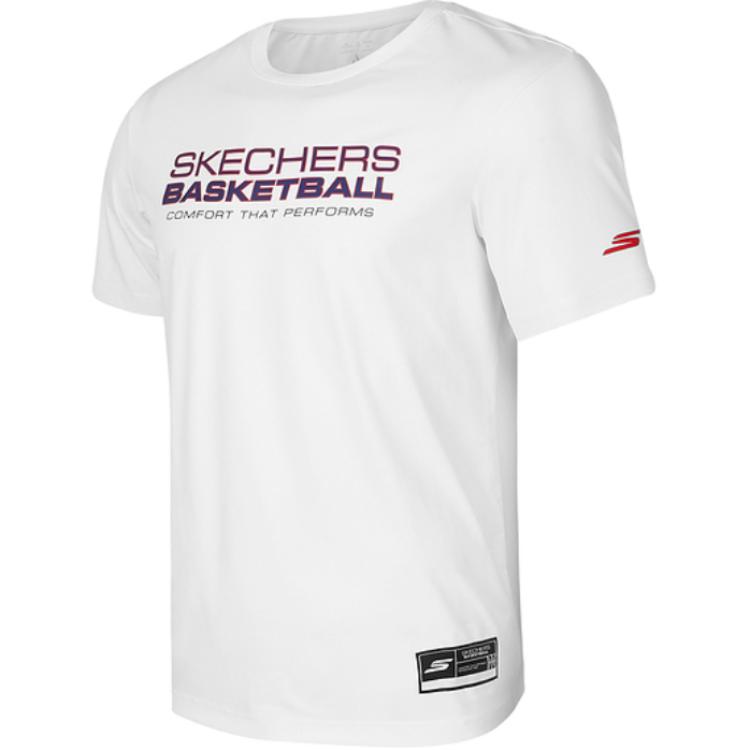 Футболка мужская ярко-белая Skechers 
Футболка мужская ярко-белая Skechers