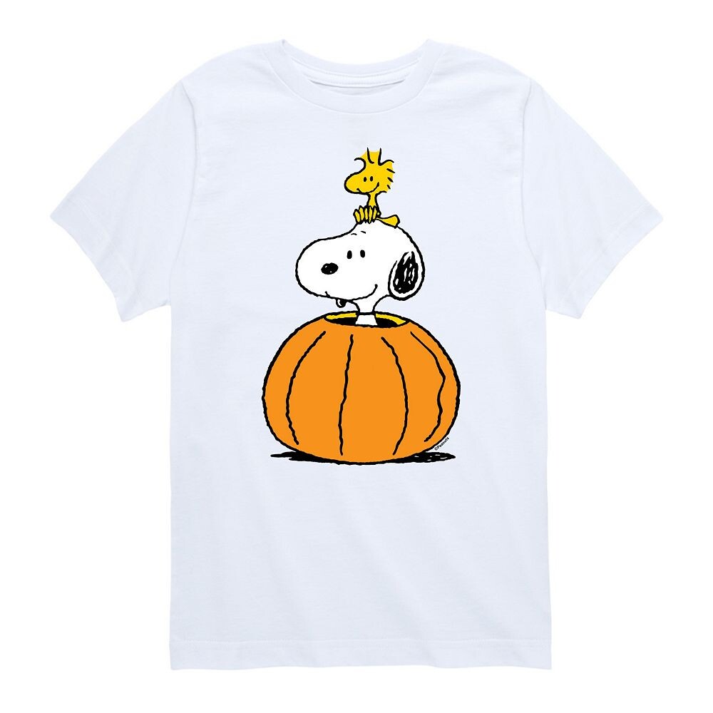 Футболка Peanuts Snoopy Woodstock с рисунком тыквы для мальчиков 8–20 лет Licensed Character, белый
Футболка Peanuts Snoopy Woodstock с рисунком тыквы для мальчиков 8–20 лет Licensed Character, белый