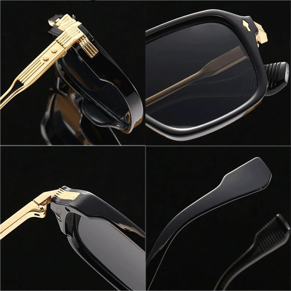 Модные солнцезащитные очки в стиле ретро с заклепками, мужские панк-очки с градиентным переходом цвета, винтажные прямоугольные женские очки UV400 KTUCN, Blue Blue
Модные солнцезащитные очки в стиле ретро с заклепками, мужские панк-очки с градиентным переходом цвета, винтажные прямоугольные женские очки UV400 KTUCN, Blue Blue