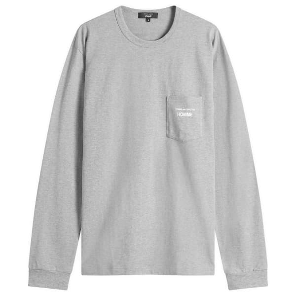 Футболка с длинным рукавом и логотипом на кармане Comme Des Garçons Homme, серый
Футболка с длинным рукавом и логотипом на кармане Comme Des Garçons Homme, серый