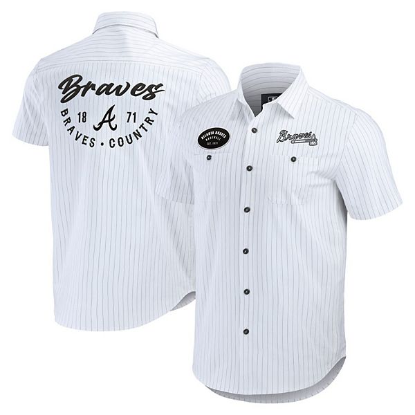 Мужская белая рубашка с коротким рукавом Atlanta Braves в полоску Darius Rucker Collection By Fanatics
Мужская белая рубашка с коротким рукавом Atlanta Braves в полоску Darius Rucker Collection By Fanatics