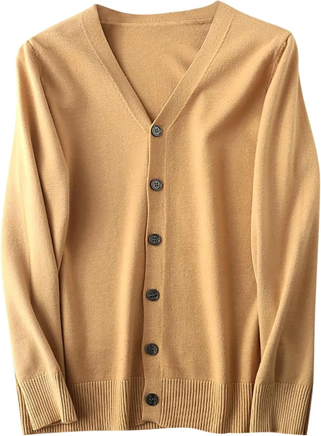 Мужской легкий кардиган с V-образным вырезом на пуговицах
Мужской легкий кардиган с V-образным вырезом на пуговицах
