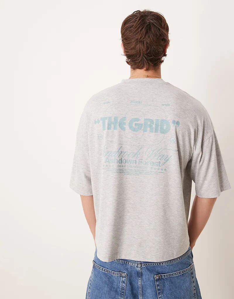 Футболка ASOS DESIGN свободного кроя с принтом на спине в цвете «меланжевый серый»
Футболка ASOS DESIGN свободного кроя с принтом на спине в цвете «меланжевый серый»