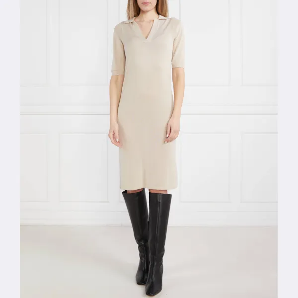 Платье с добавлением шерсти Calvin Klein, бежевый
Платье с добавлением шерсти Calvin Klein, бежевый