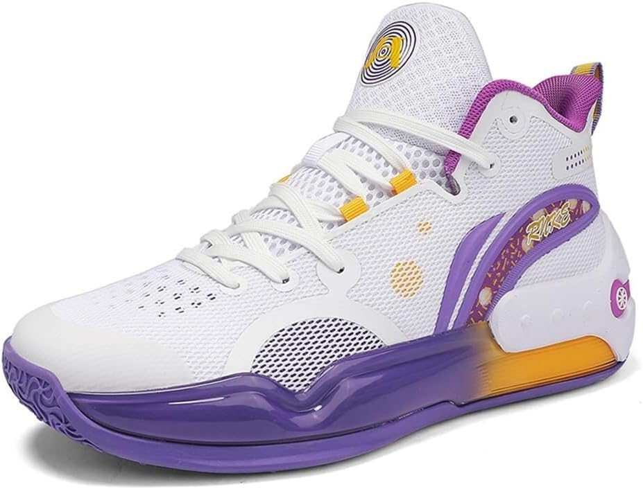 Мужские баскетбольные кроссовки с дышащей, нескользящей, мягкой подошвой, модные спортивные тренировочные ботинки для ходьбы Generic, фиолетовый
Мужские баскетбольные кроссовки с дышащей, нескользящей, мягкой подошвой, модные спортивные тренировочные ботинки для ходьбы Generic, фиолетовый