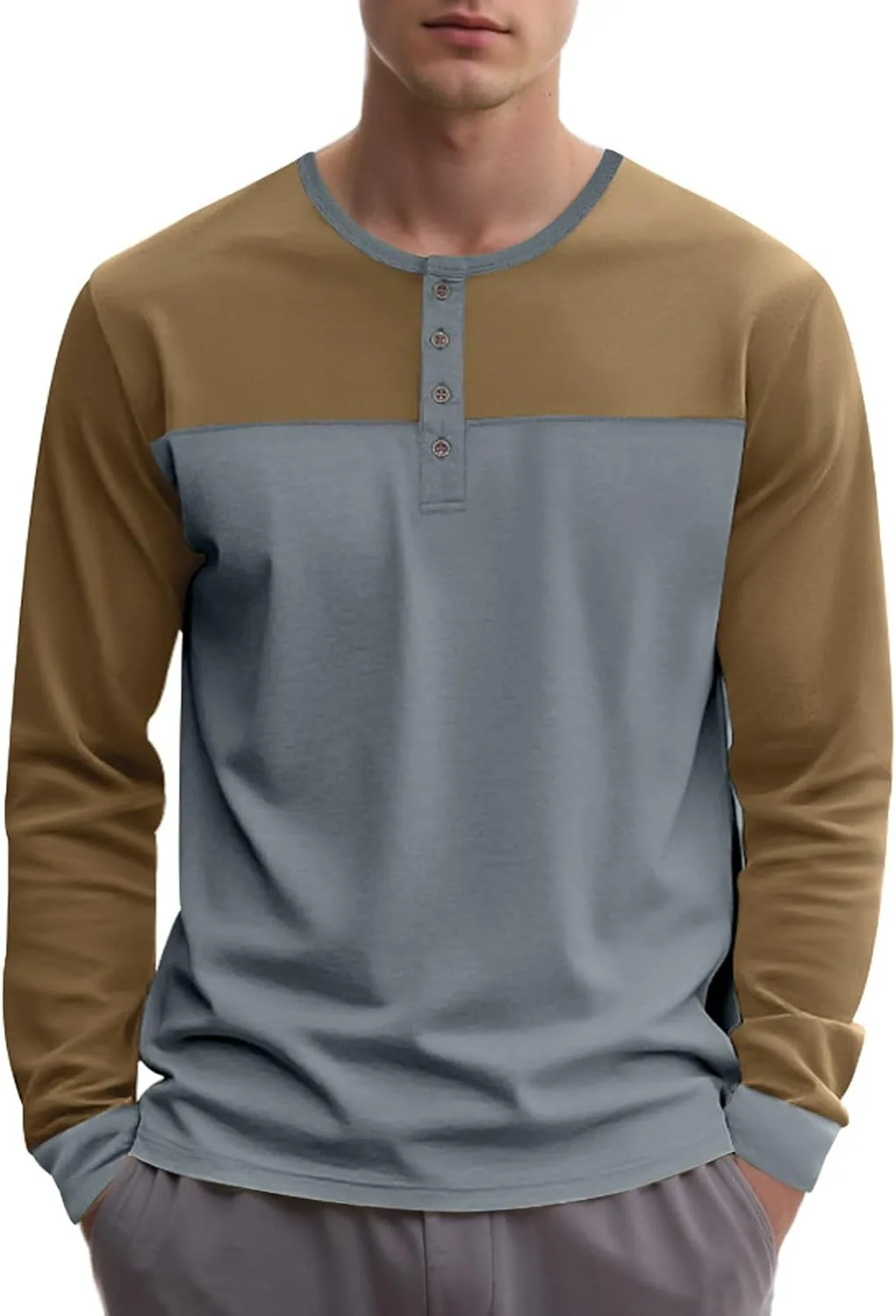 Мужская футболка поло с длинным рукавом и цветными блоками CHXLQQX
Мужская футболка поло с длинным рукавом и цветными блоками CHXLQQX