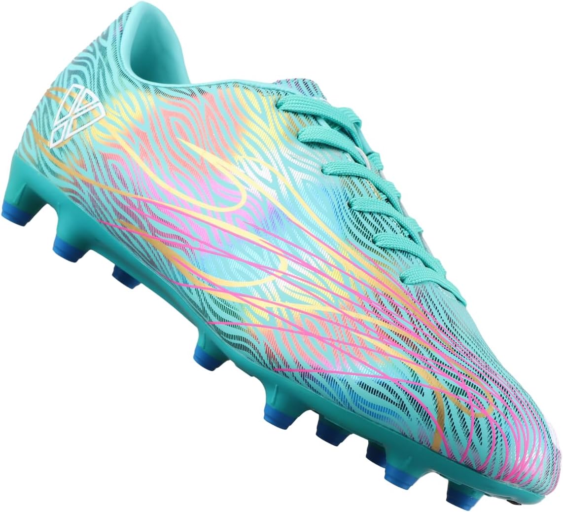 Футбольные бутсы Vizari FG для мужчин и женщин, FG футбольные кроссовки для молодежи и взрослых, Тренировки, матчи и практика, Aqua
Футбольные бутсы Vizari FG для мужчин и женщин, FG футбольные кроссовки для молодежи и взрослых, Тренировки, матчи и практика, Aqua