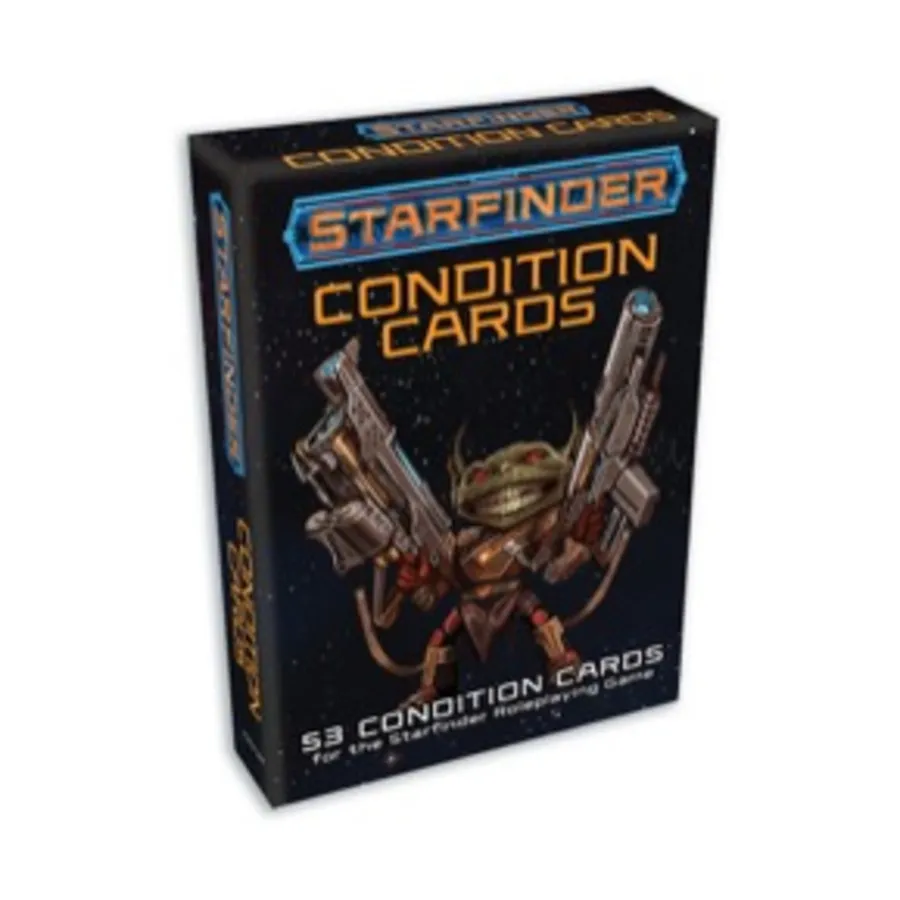 Бокс-сет Starfinder Condition Cards, Starfinder Role Playing Game - Core & Assorted
Бокс-сет Starfinder Condition Cards, Starfinder Role Playing Game - Core & Assorted