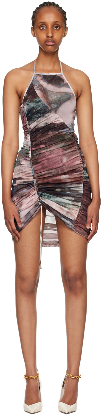 Мини-платье с разноцветным принтом Balmain
Мини-платье с разноцветным принтом Balmain