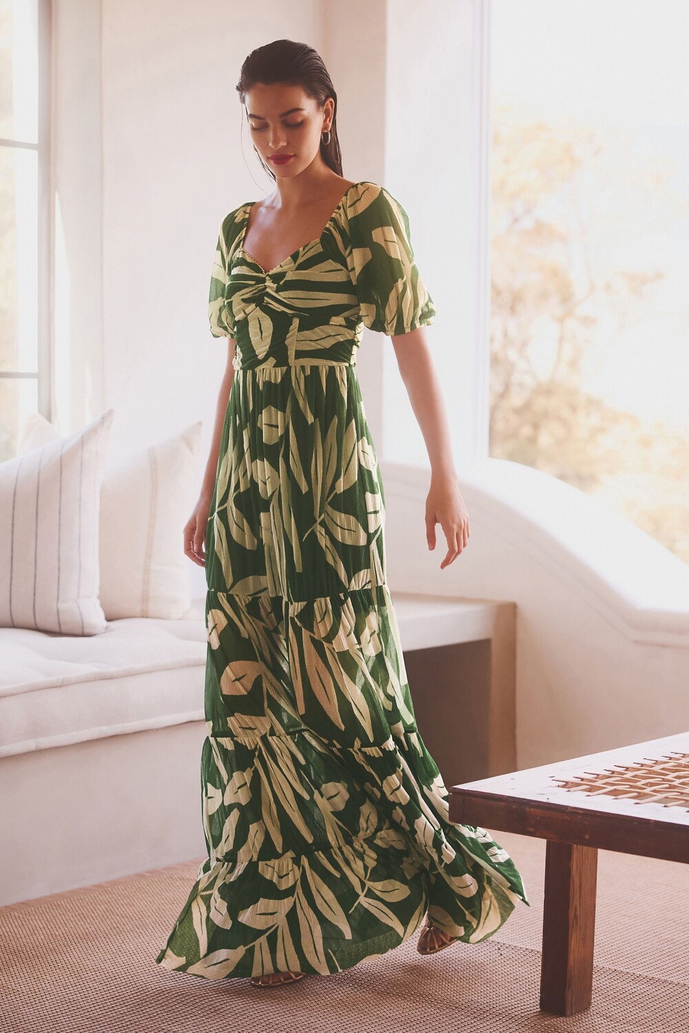 Платье-Макси с короткими рукавами для особых случаев Next, белый
Платье-Макси с короткими рукавами для особых случаев Next, белый