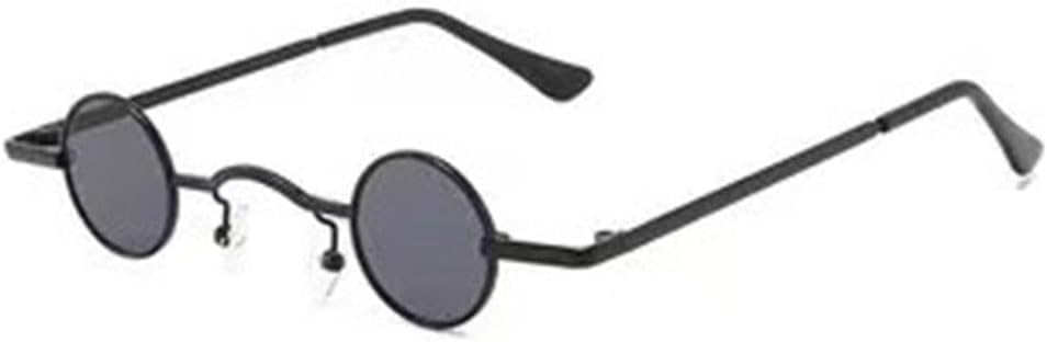 Солнцезащитные очки в стиле панк, классические маленькие круглые солнцезащитные очки для женщин, широкая переносица, металлическая оправа, черные линзы, очки для вождения WNCKSQ, Black-black Grey
Солнцезащитные очки в стиле панк, классические маленькие круглые солнцезащитные очки для женщин, широкая переносица, металлическая оправа, черные линзы, очки для вождения WNCKSQ, Black-black Grey