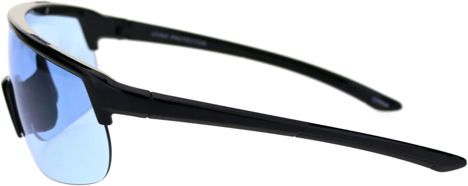 Солнцезащитные очки PASTL Shield в стиле защитных очков, с увеличенной полуободковой оправой, спортивные, модные, с защитой от УФ-излучения UV 400, Black (Blue)
Солнцезащитные очки PASTL Shield в стиле защитных очков, с увеличенной полуободковой оправой, спортивные, модные, с защитой от УФ-излучения UV 400, Black (Blue)