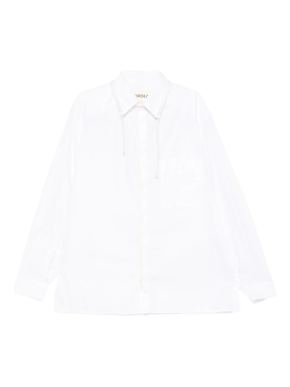 Рубашка с веревочным декором Mordecai, белый
Рубашка с веревочным декором Mordecai, белый