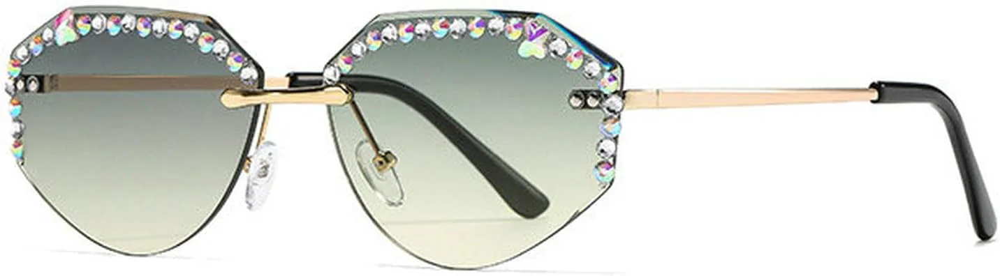 Laureles Модные квадратные солнцезащитные очки со стразами для женщин, без оправы, с кристаллами и бриллиантами, мужские и женские солнцезащитные очки, C4
Laureles Модные квадратные солнцезащитные очки со стразами для женщин, без оправы, с кристаллами и бриллиантами, мужские и женские солнцезащитные очки, C4