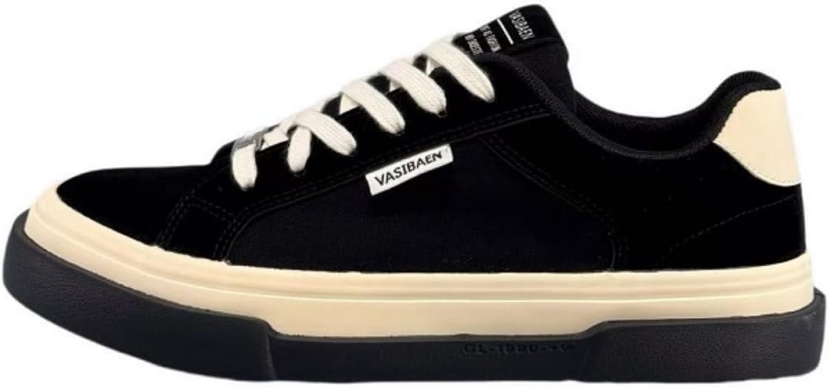 Мужские кроссовки Мужская модная обувь на шнуровке Повседневные кожаные кроссовки Дышащие и удобные для ходьбы и скейтборда Houdbdol, черный
Мужские кроссовки Мужская модная обувь на шнуровке Повседневные кожаные кроссовки Дышащие и удобные для ходьбы и скейтборда Houdbdol, черный