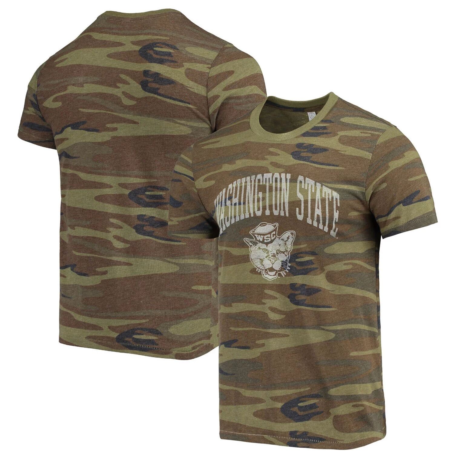 Мужская альтернативная одежда камуфляжная футболка Washington State Cougars Arch с логотипом Tri-Blend
Мужская альтернативная одежда камуфляжная футболка Washington State Cougars Arch с логотипом Tri-Blend