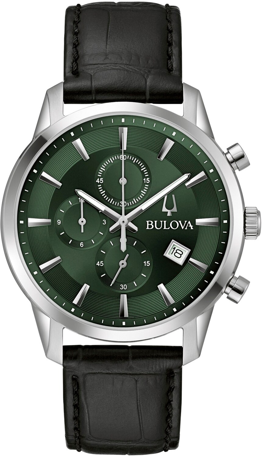 Bulova Аналоговые часы в зеленом и серебристом цвете
Bulova Аналоговые часы в зеленом и серебристом цвете