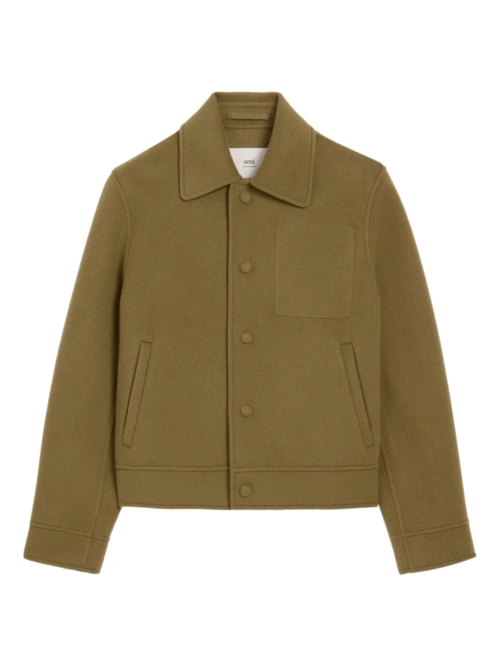 Шерстяная куртка свободного кроя AMI Paris, коричневый
Шерстяная куртка свободного кроя AMI Paris, коричневый