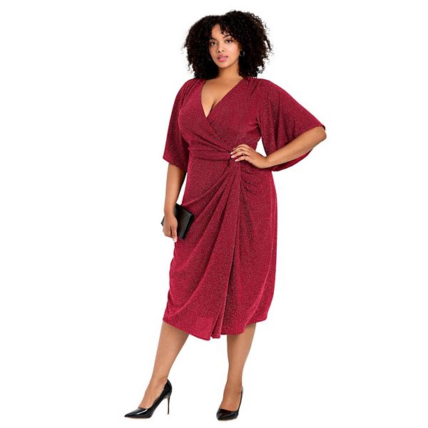 Женское платье Viva Glam plus size Avenue, Red Shimmer
Женское платье Viva Glam plus size Avenue, Red Shimmer