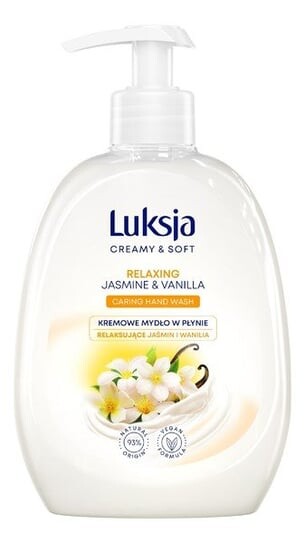 Расслабляющее сливочное жидкое мыло Жасмин и ваниль, 500 мл Luksja, Creamy & Soft
Расслабляющее сливочное жидкое мыло Жасмин и ваниль, 500 мл Luksja, Creamy & Soft
