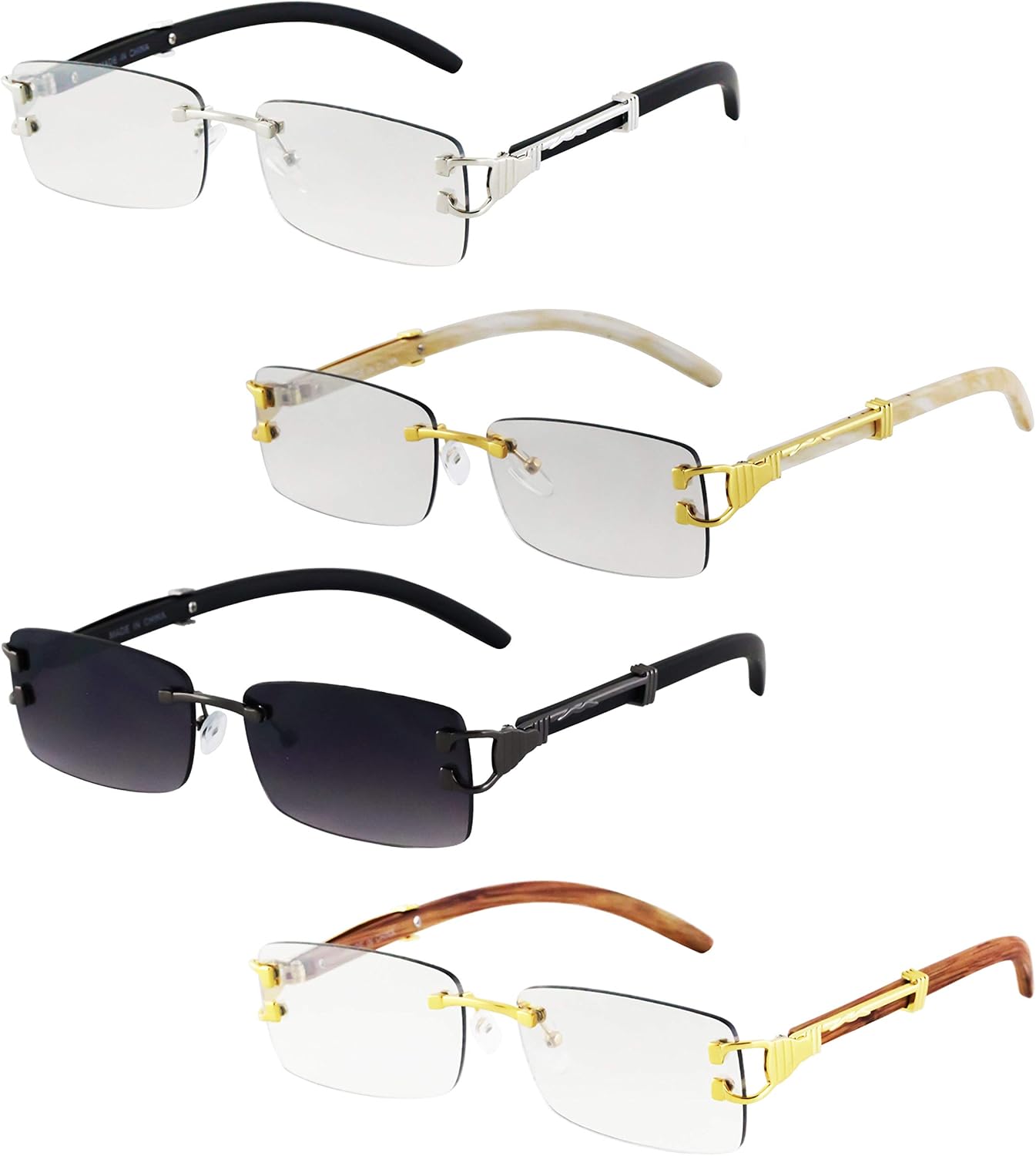 Безупречные - Мужские модные золотистые стильные очки с прозрачными линзами, прямоугольные, в стиле ретро, без оправы, солнцезащитные очки для женщин FLAWLESS EYEWEAR, Silver/Clear - Marble/Clear - Black - Wood/Clear
Безупречные - Мужские модные золотистые стильные очки с прозрачными линзами, прямоугольные, в стиле ретро, без оправы, солнцезащитные очки для женщин FLAWLESS EYEWEAR, Silver/Clear - Marble/Clear - Black - Wood/Clear