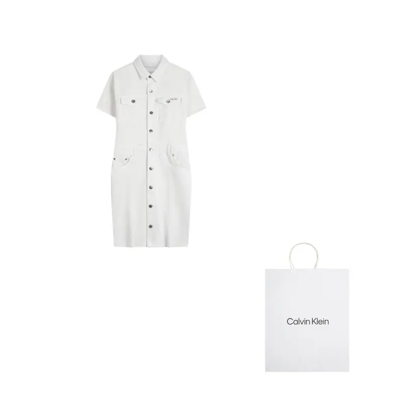 Женское платье с коротким рукавом Calvin Klein, белый
Женское платье с коротким рукавом Calvin Klein, белый