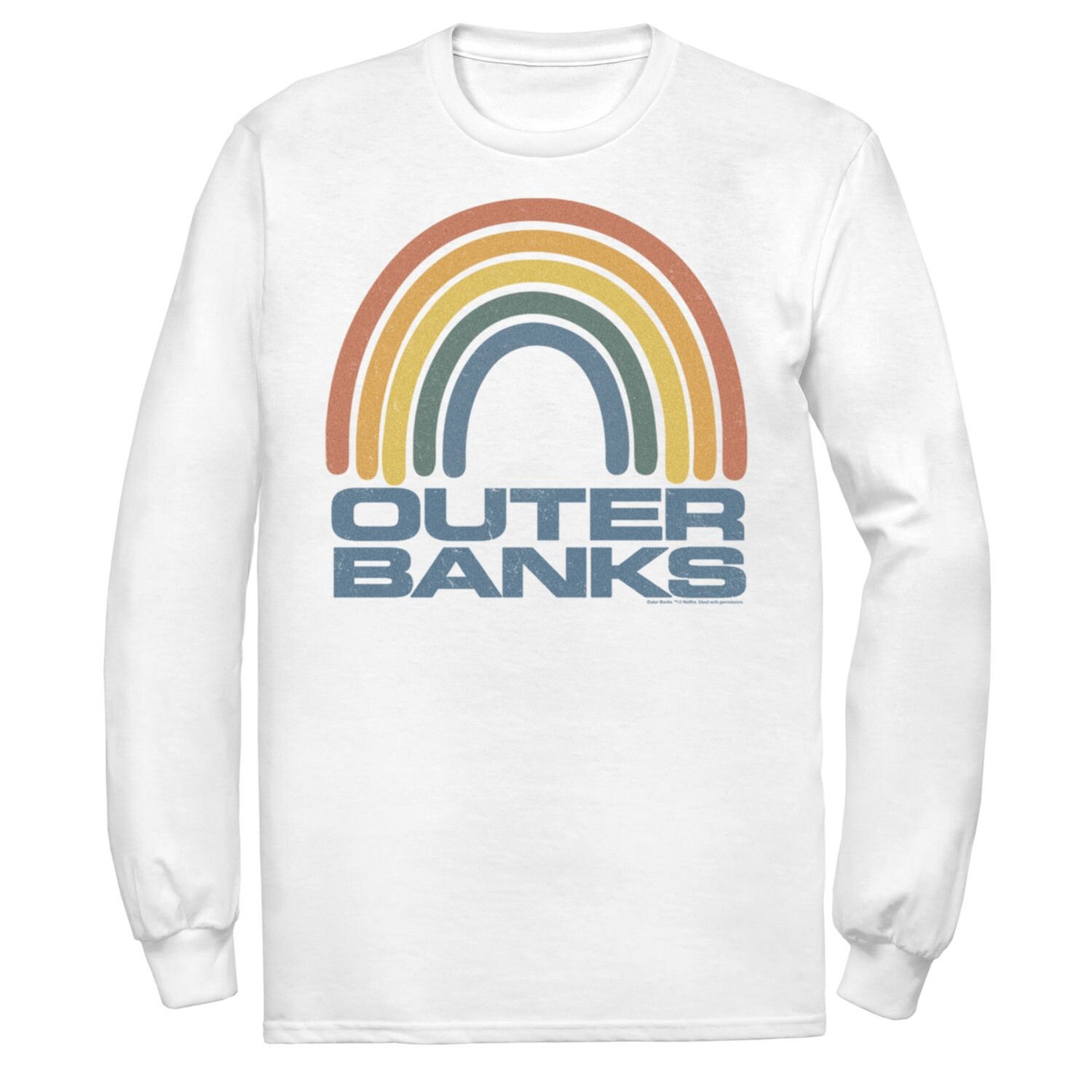 Мужская футболка Outer Banks с радужным логотипом Licensed Character
Мужская футболка Outer Banks с радужным логотипом Licensed Character