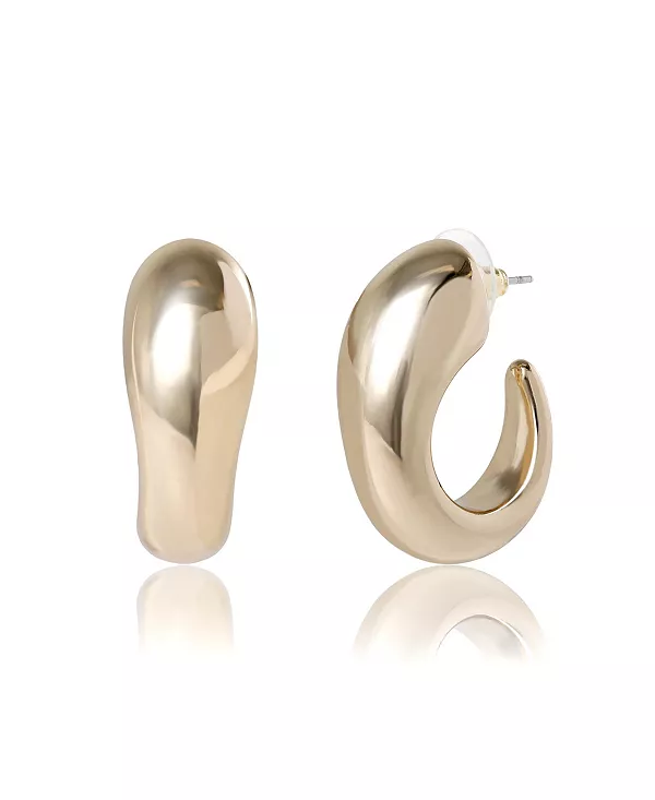 Скульптурные серьги-кольца золотистого оттенка Bcbg, gold
Скульптурные серьги-кольца золотистого оттенка Bcbg, gold