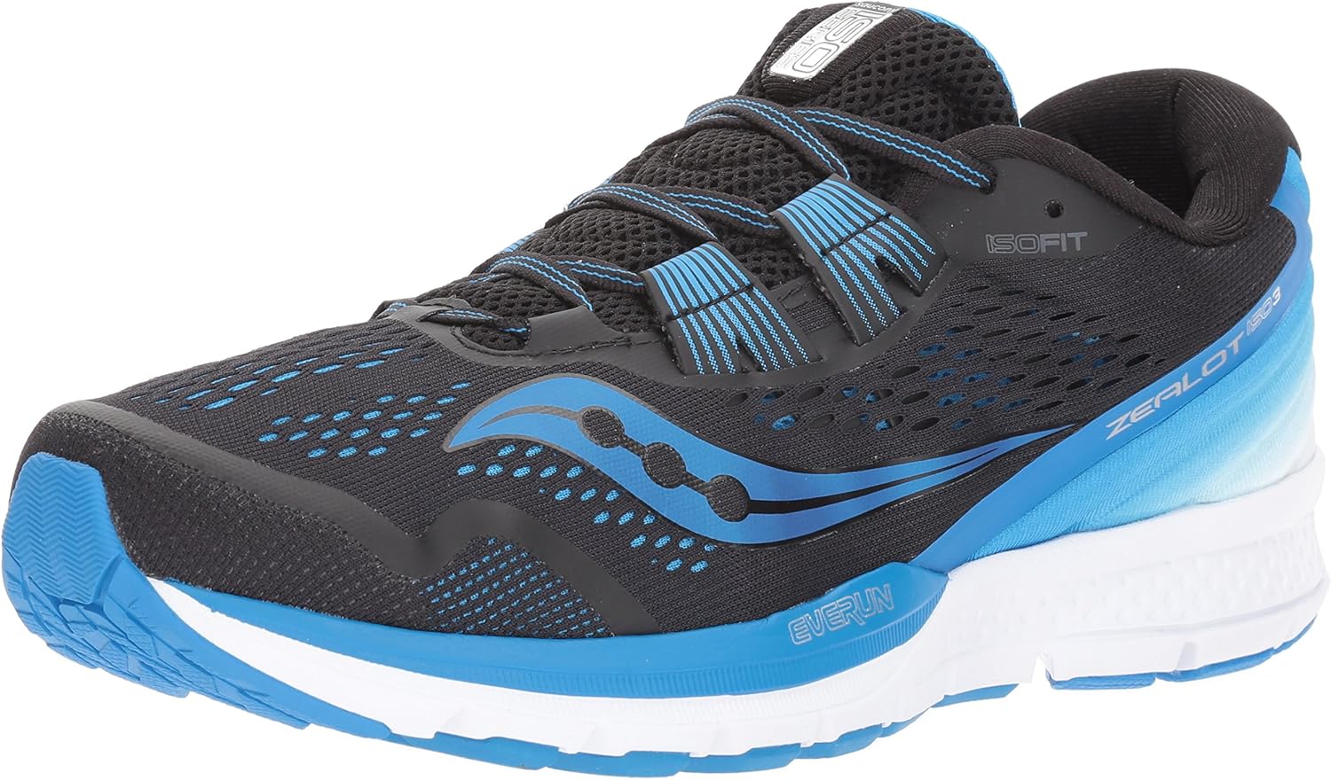 Беговые кроссовки Saucony Men's Zealot Iso 3, черный/синий
Беговые кроссовки Saucony Men's Zealot Iso 3, черный/синий