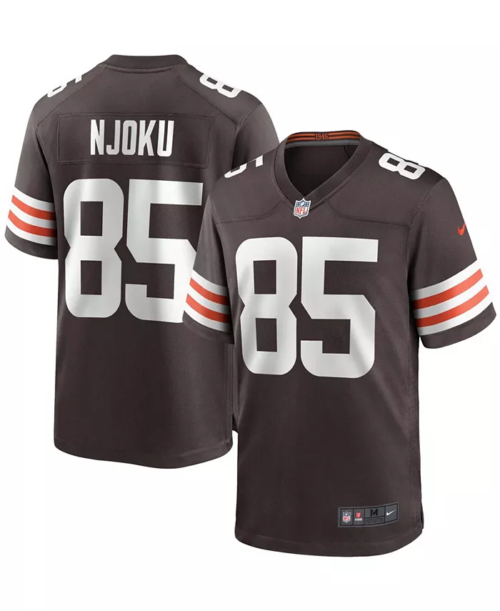 Мужская игровая футболка Дэвида Нджоку в коричневом цвете Cleveland Browns Nike
Мужская игровая футболка Дэвида Нджоку в коричневом цвете Cleveland Browns Nike