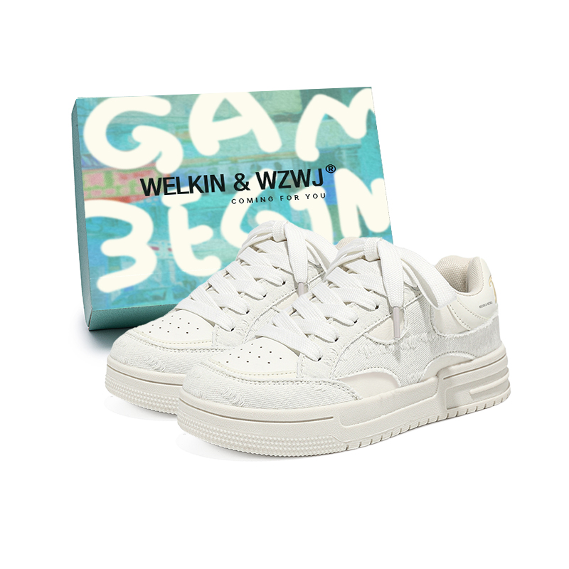 WELKIN&WZWJ Скользоустойчивые низкие скейтерские ботинки на платформе унисекс экрю улучшенные, цвет Ecru Upgraded
WELKIN&WZWJ Скользоустойчивые низкие скейтерские ботинки на платформе унисекс экрю улучшенные, цвет Ecru Upgraded