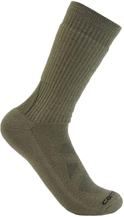 Carhartt мужские SC9700M средние носки-следки из смесовой мериносовой шерсти, Army Green
Carhartt мужские SC9700M средние носки-следки из смесовой мериносовой шерсти, Army Green