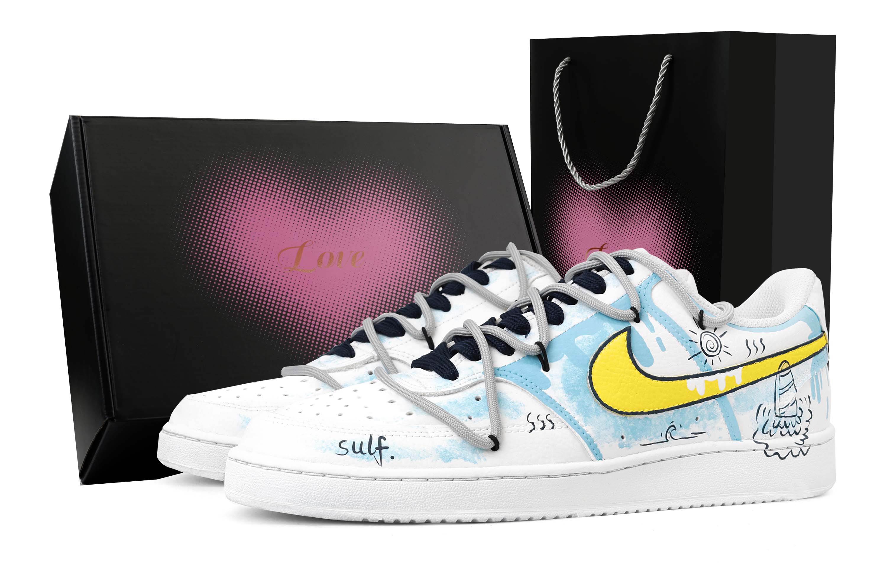 Nike Летние износостойкие низкие кроссовки для скейтбординга Court Vision 1, мужские, сине-желтые
Nike Летние износостойкие низкие кроссовки для скейтбординга Court Vision 1, мужские, сине-желтые