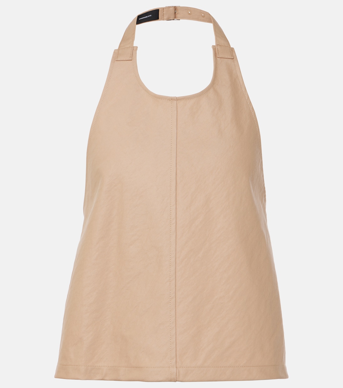 Топ из хлопковой смеси с вырезом-халтер Wardrobe.NYC, хаки
Топ из хлопковой смеси с вырезом-халтер Wardrobe.NYC, хаки