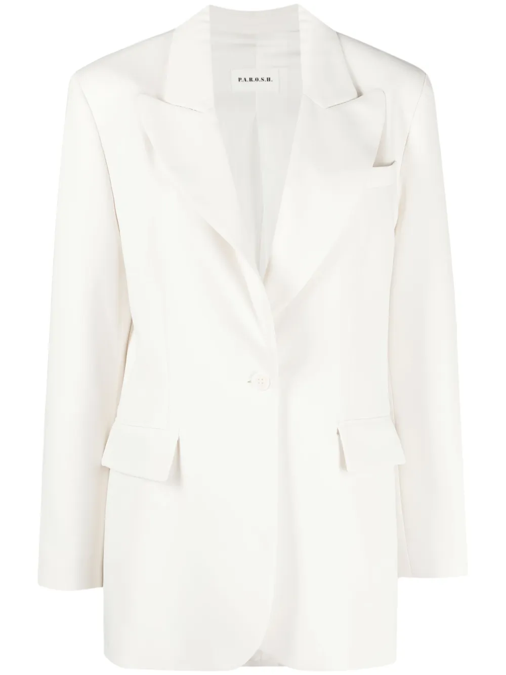 Однобортный блейзер P.A.R.O.S.H., белый
Однобортный блейзер P.A.R.O.S.H., белый
