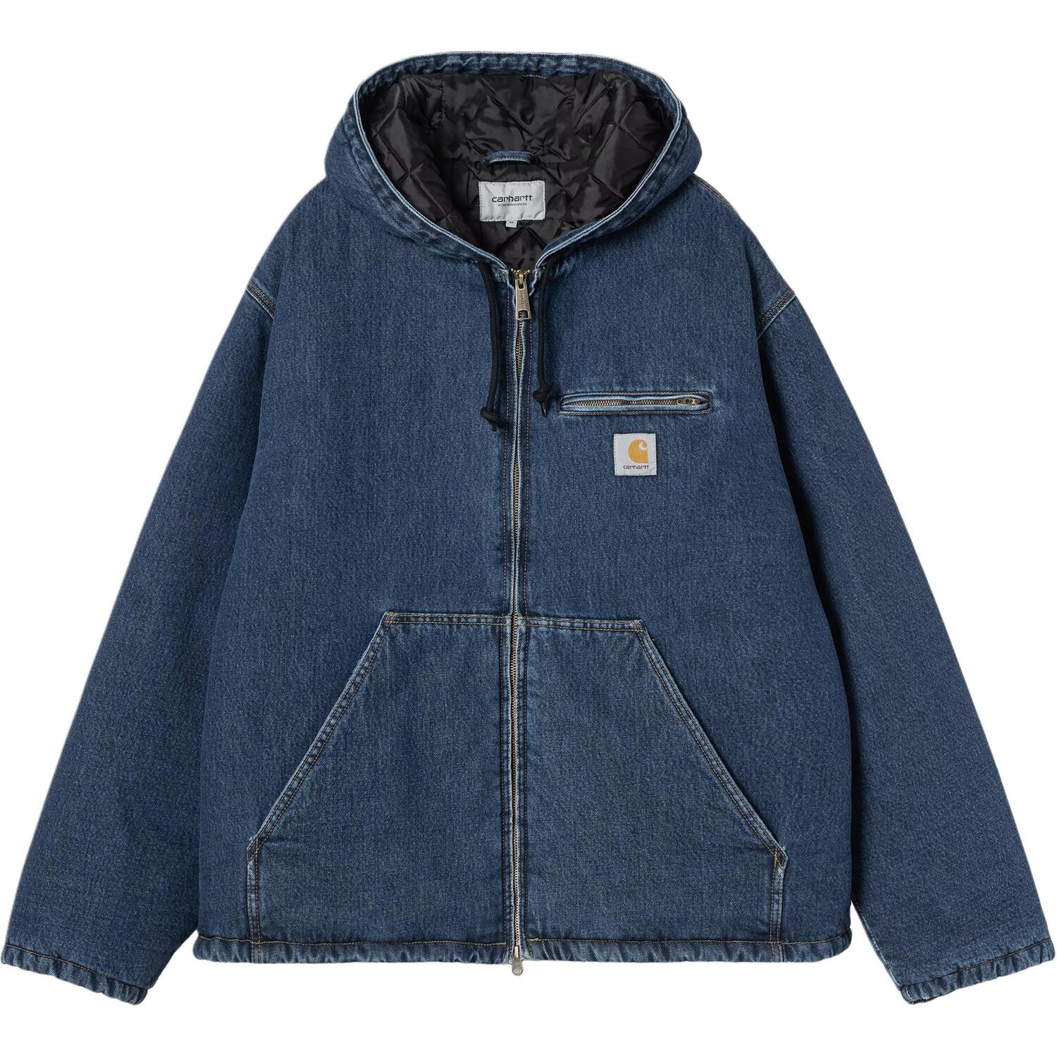 Кливленд худи из денима Carhartt WIP, синий
Кливленд худи из денима Carhartt WIP, синий