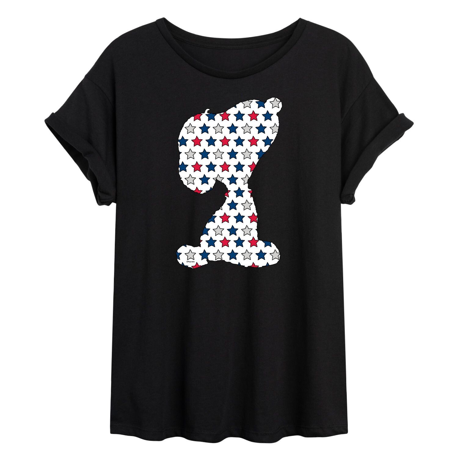 Детская футболка Peanuts Snoopy USA Stars с струящимся рисунком Licensed Character, черный
Детская футболка Peanuts Snoopy USA Stars с струящимся рисунком Licensed Character, черный