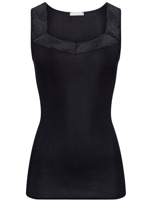 Майка - хлопковое наслаждение Hanro, черный 
Майка - хлопковое наслаждение Hanro, черный