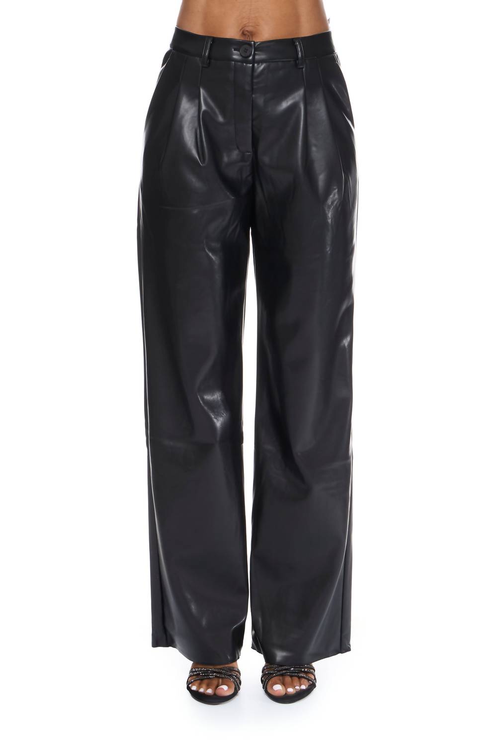 Джози плиссированные брюки из искусственной кожи черные LUCY PARIS
Джози плиссированные брюки из искусственной кожи черные LUCY PARIS