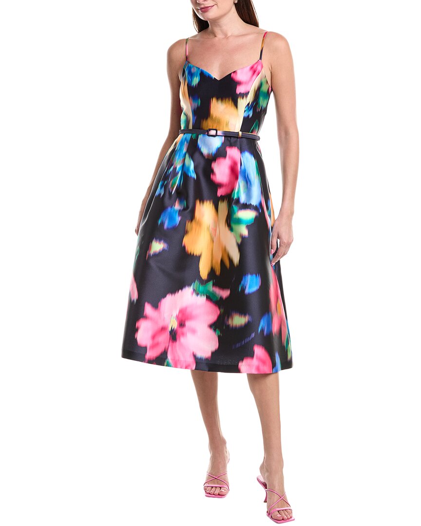 Джулия Джордан Платье миди в стиле микадо Julia Jordan, черный 
Джулия Джордан Платье миди в стиле микадо Julia Jordan, черный