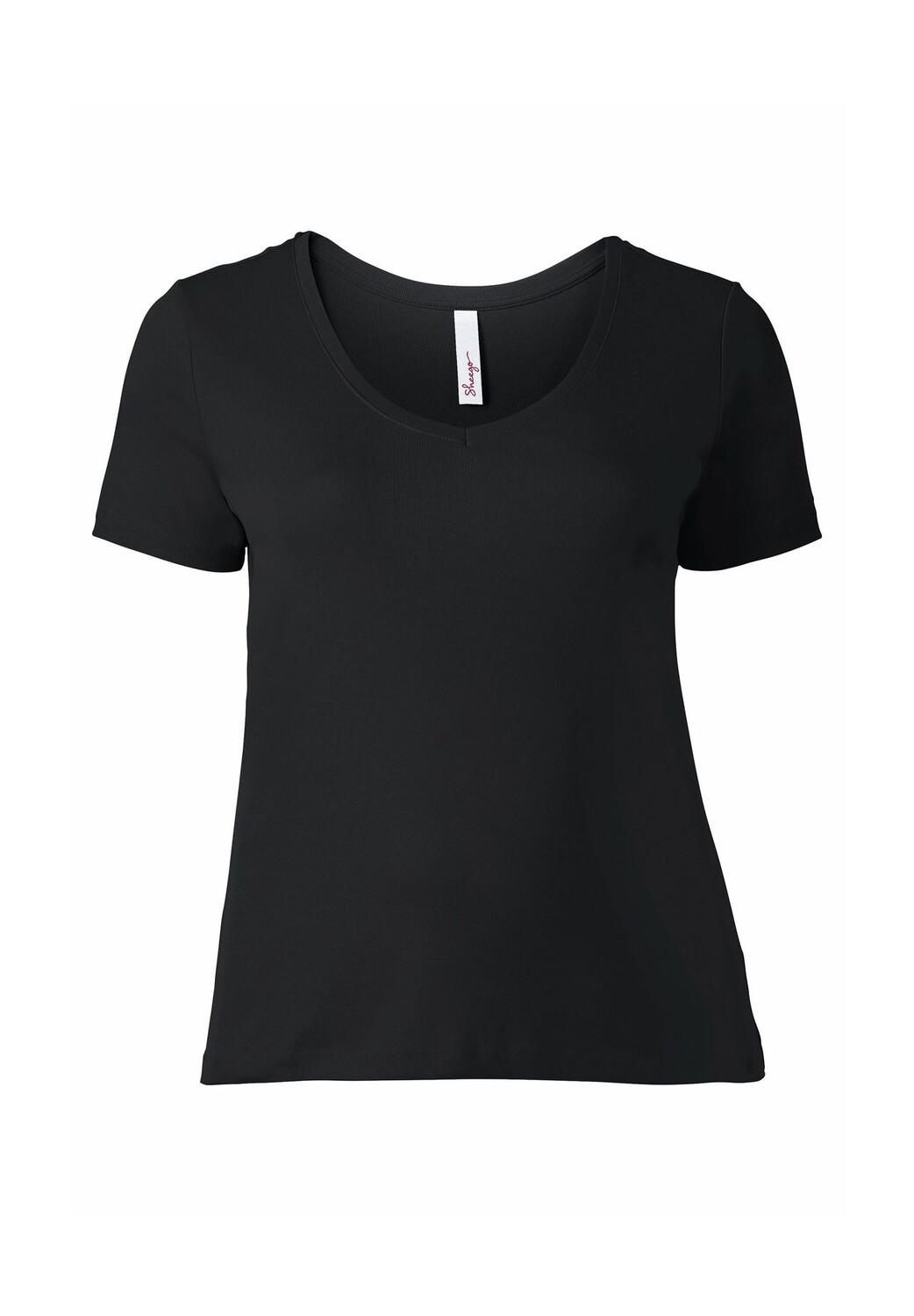 Футболка из мелкого ребристого качества sheego, черный
Футболка из мелкого ребристого качества sheego, черный