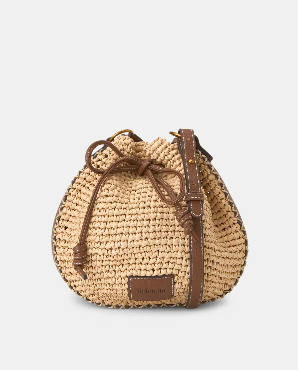 Сумка на плечо с эффектом рафии Tintoretto, бежевый
Сумка на плечо с эффектом рафии Tintoretto, бежевый